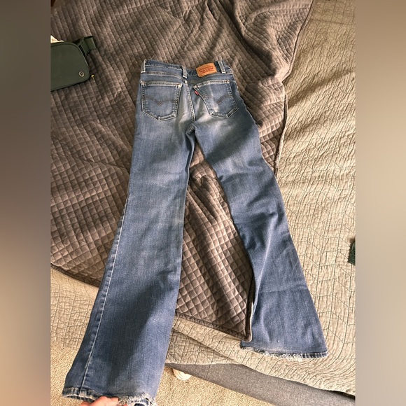 Levi's Blue 726 Flare Women's Jeans - Picture 2 of 6